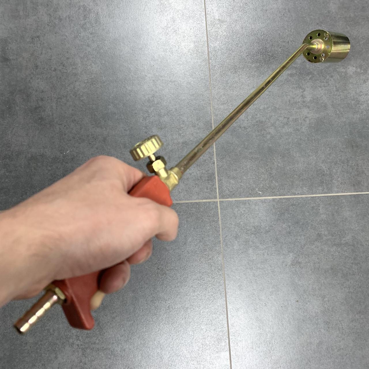 Газовая горелка для смоления с регулятором 700 мм сопло Ø50 мм х 100 мм - фото 9 Газовая горелка для смоления с регулятором 700 мм сопло Ø50 мм х 100 мм - фото 9