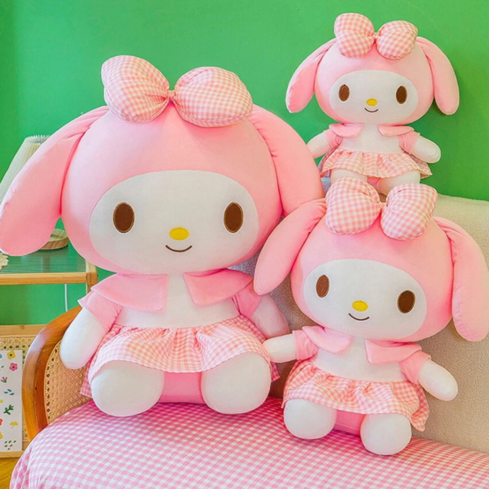 ᐉ Игрушка плюшевая My melody sanrio мягкий кролик аниме 55 см