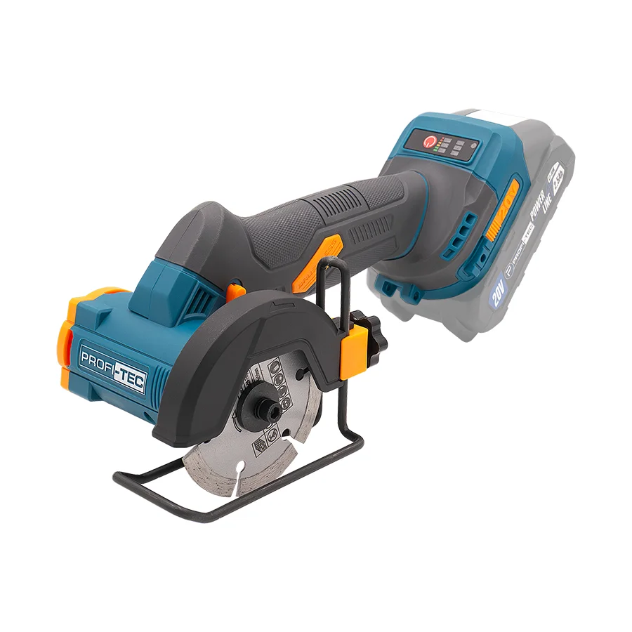 Пила аккумуляторная универсальная дисковая PROFI-TEC PWS390 UltraCore 1xPT2520MP 2,5 Ач зарядное устройство (007952) - фото 8 Пила аккумуляторная универсальная дисковая PROFI-TEC PWS390 UltraCore 1xPT2520MP 2,5 Ач зарядное устройство (007952) - фото 8