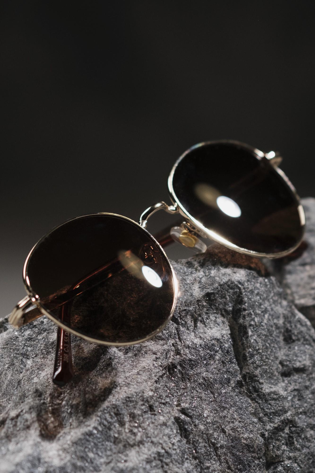 Солнцезащитные очки Without Pilot поляризационные Gold (8049578)