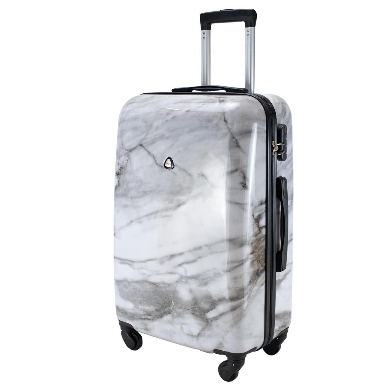 Чемодан SEMI LINE 24" M White Marble (T5731-2)