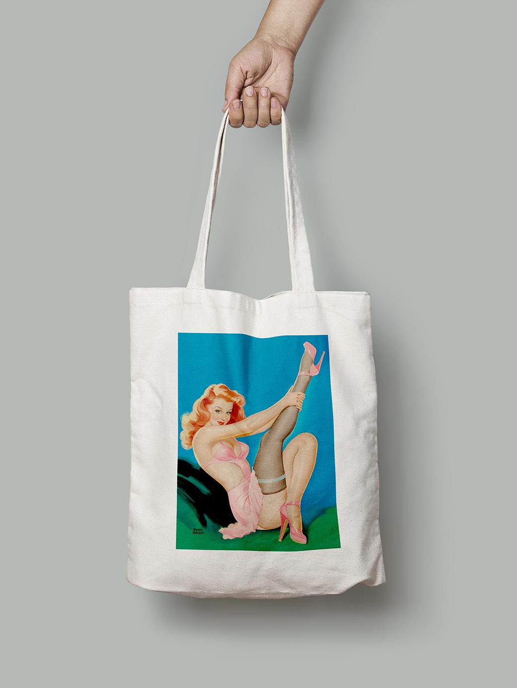 Эко-сумка Длинноногая. Питер Дрибен шопер (pin_up0030008_Bag)