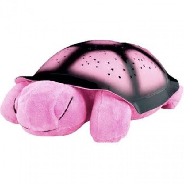 Ночник с проектором звездного неба Turtle Night Sky Розовая черепаха
