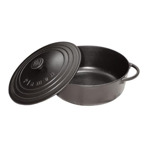 Кастрюля чугунная Plamen 5,7 л с крышкой (30636129)