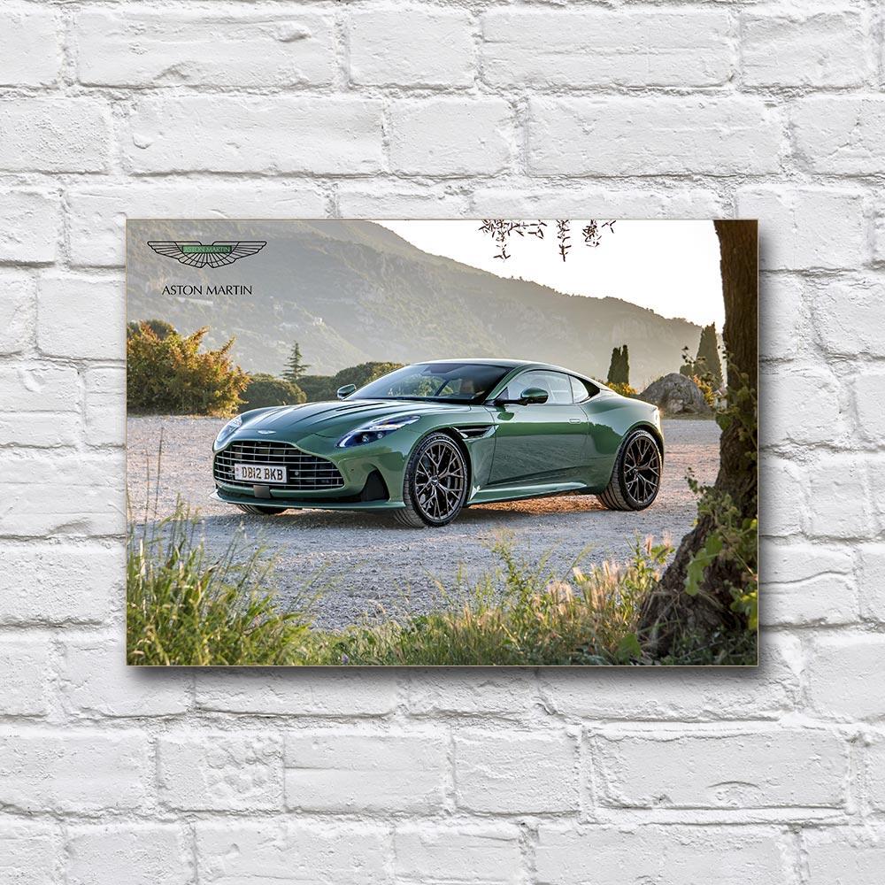 Постер деревянный Aston Martin DB12 210х297 мм (18166866)