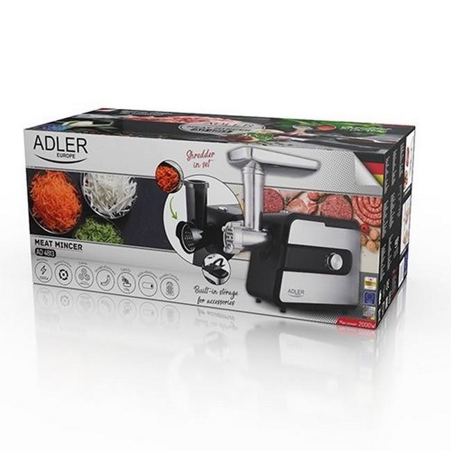 Электромясорубка с овощерезкой Adler AD 4813 Black (iz13897) - фото 10