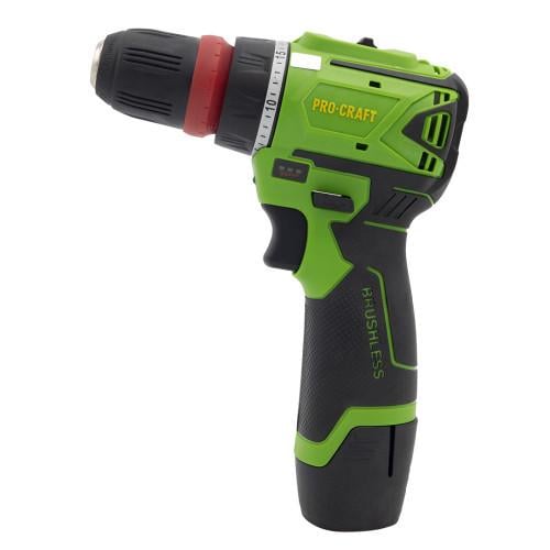 Шуруповерт акумуляторний ProCraft PA12BL DFR 1 АКБ та ЗП