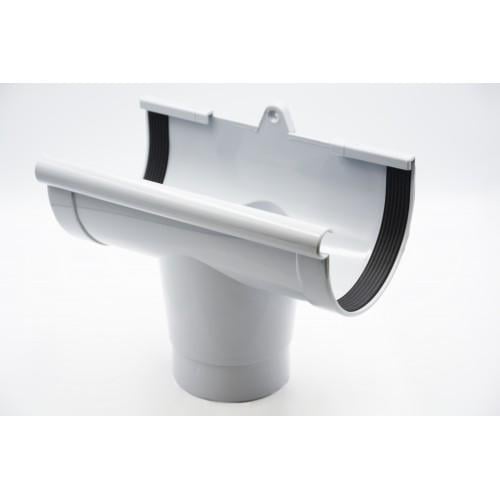 Воронка RAINWAY 130 желоба Серый (10.130.04.005)