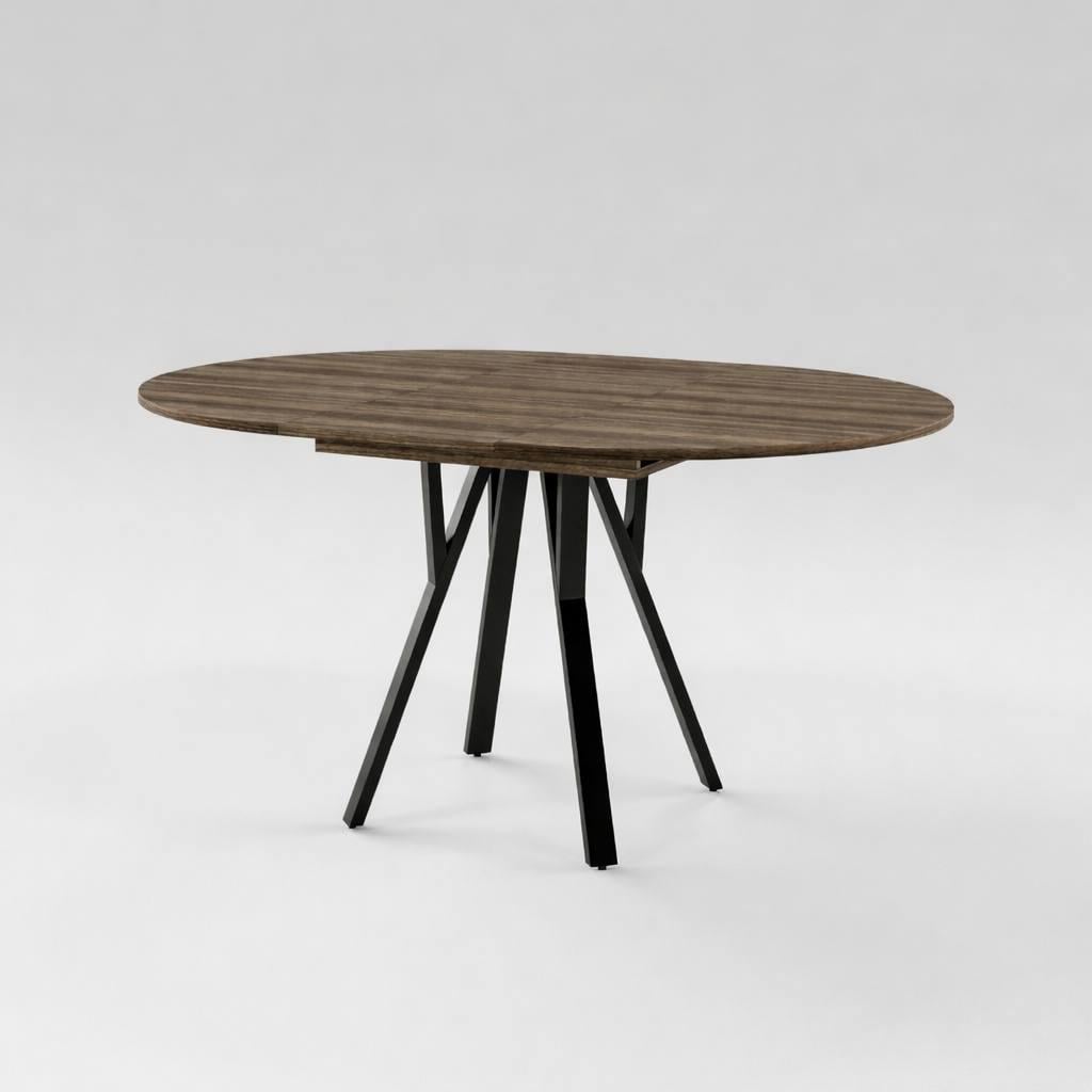 Стол круглый LITE slide для маленькой кухни раскладной d 800x18 мм (202600034)