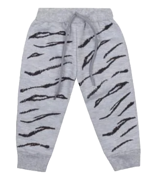 Брюки детские хлопковые для мальчика Gabbi BR-20-21-2 Зооленд 68 см Серый меланж (12374)