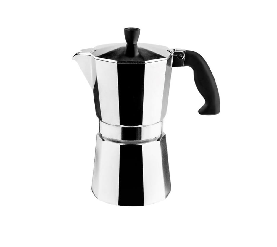 Гейзерная кофеварка Vinzer Moka Espresso на 6 чашек алюминиевая (befd9165)