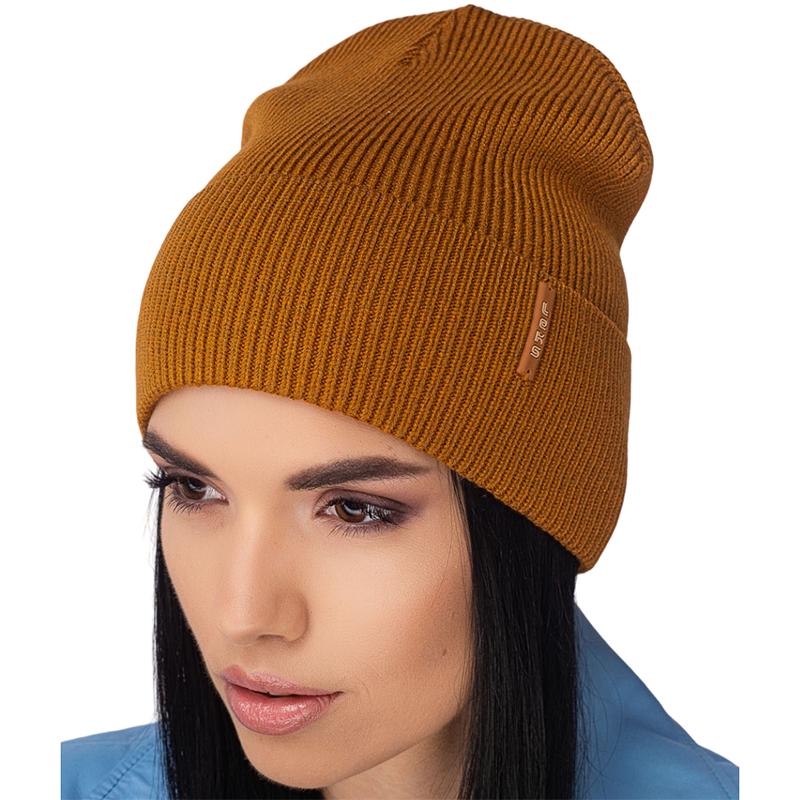 Шапка женская без подкладки Leks Спринт Ж one size Горчичный - фото 1 Шапка женская без подкладки Leks Спринт Ж one size Горчичный - фото 1