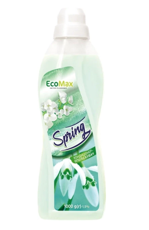 Кондиционер ополаскиватель для белья Ecomax Spring 1000 мл Кондиционер ополаскиватель для белья Ecomax Spring 1000 мл