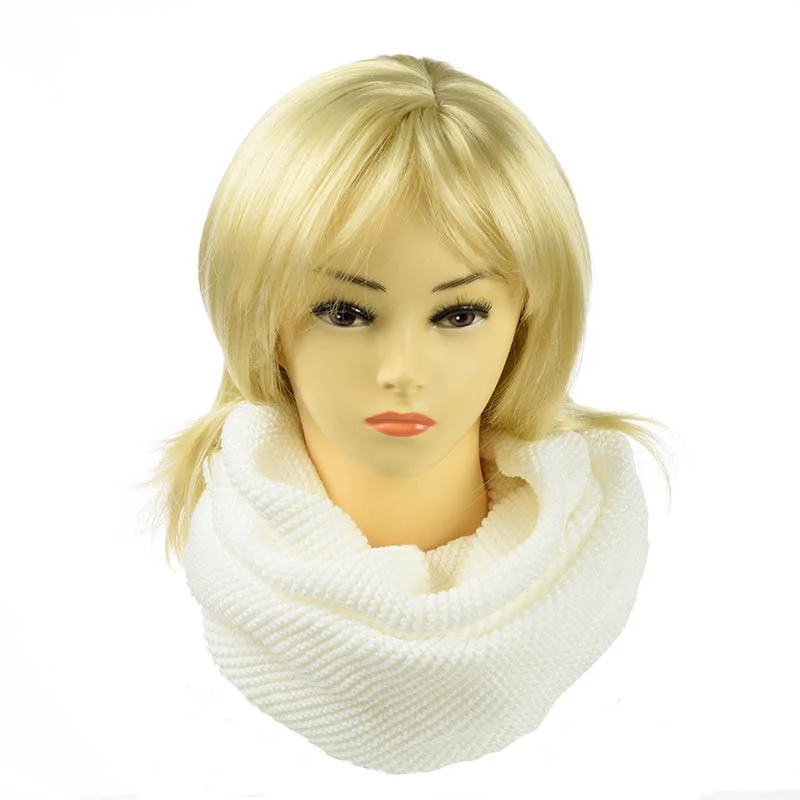 Женский снуд-восмерка Белый