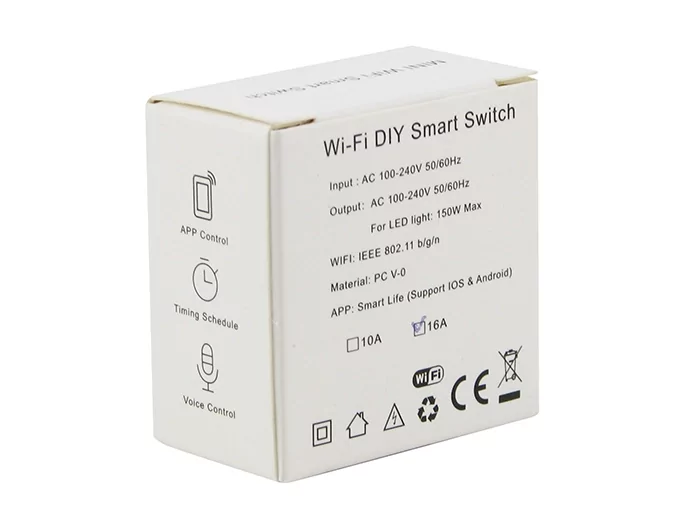 Розумне реле Wi-Fi DIY Smart Switch Білий (f2e9ba2e) - фото 5