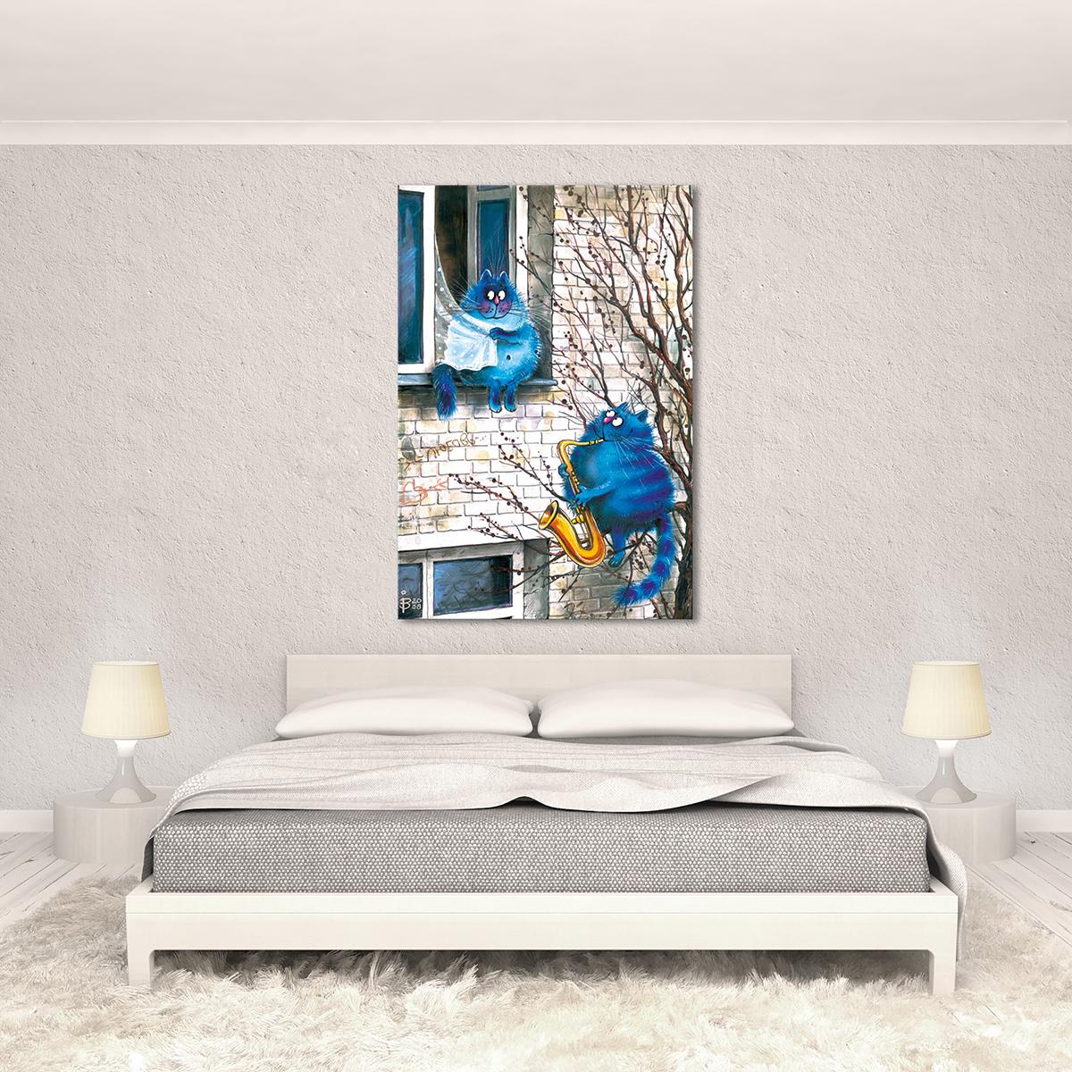 Модульна картина Мелодія любові 1 модуль 50x75 см (_rinaz_08)