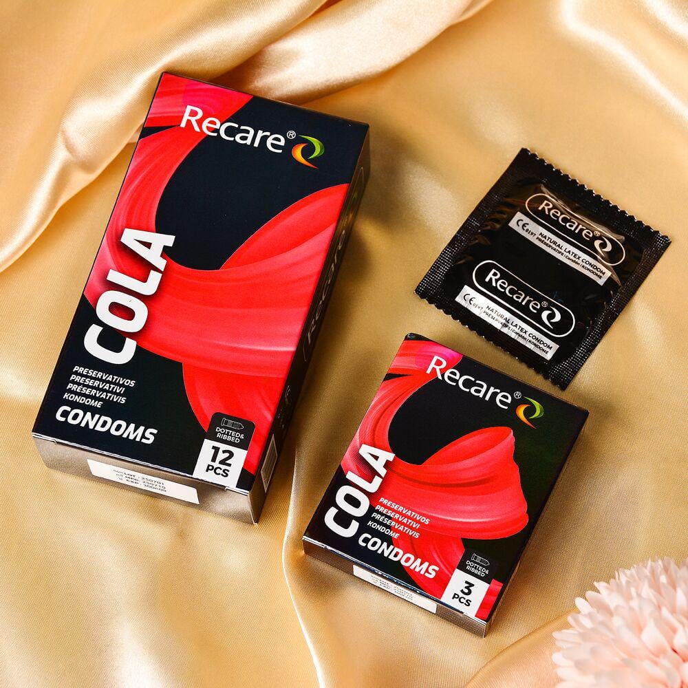 Презерватив Recare Holographic Cola Dotted & Ribbed с пупырышками и ребрами 12 шт. - фото 5 Презерватив Recare Holographic Cola Dotted & Ribbed с пупырышками и ребрами 12 шт. - фото 5