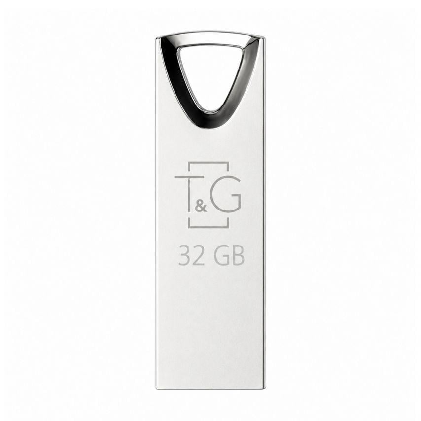 Флеш-пам'ять USB T&G Metal 32GB USB 2.0 Silver (117) Флеш-пам'ять USB T&G Metal 32GB USB 2.0 Silver (117)