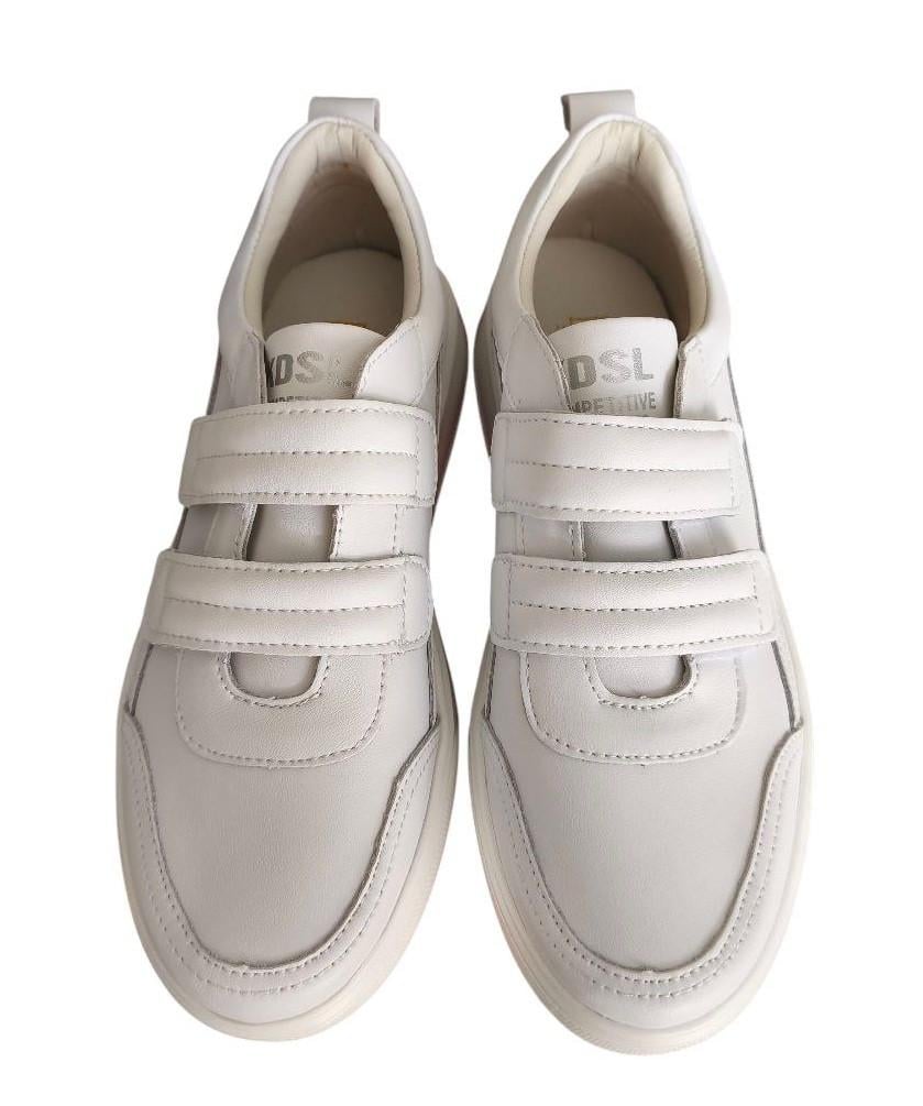 Кроссовки женские кожаные KDSL р. 36 Белый (С628-1) - фото 5