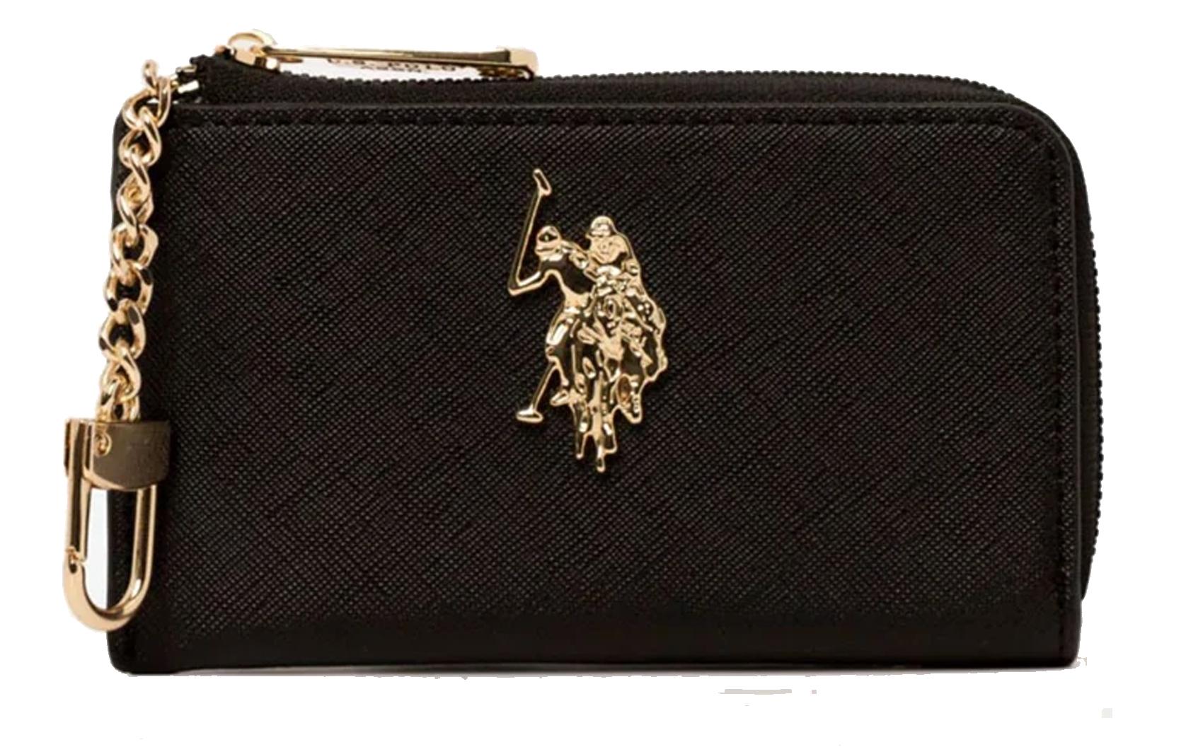 Гаманець для монет та карток U.S. POLO ASSN Чорний (0355)