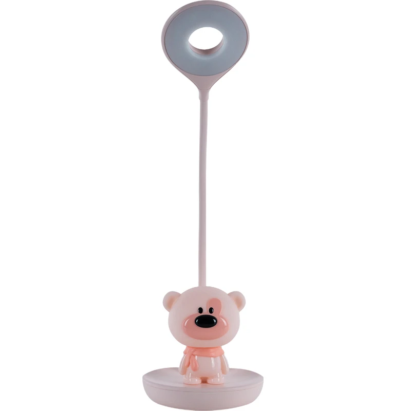 Настольная лампа KITE Bear LED с аккумулятором Розовый ( K24-492-2-2)