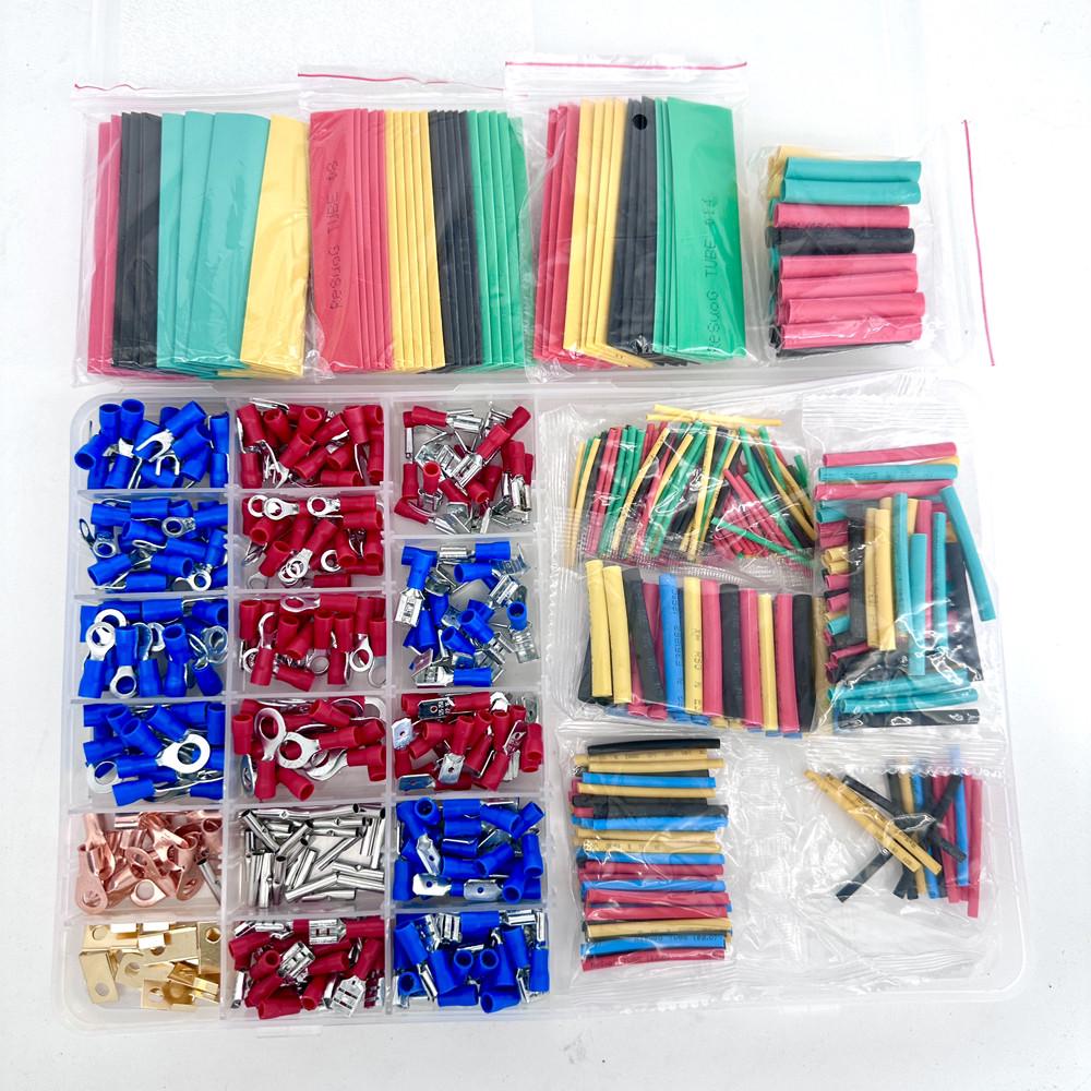 Набор клемм для обтяжки проводов и термоусадки для проводов 678 шт. (2577322095)