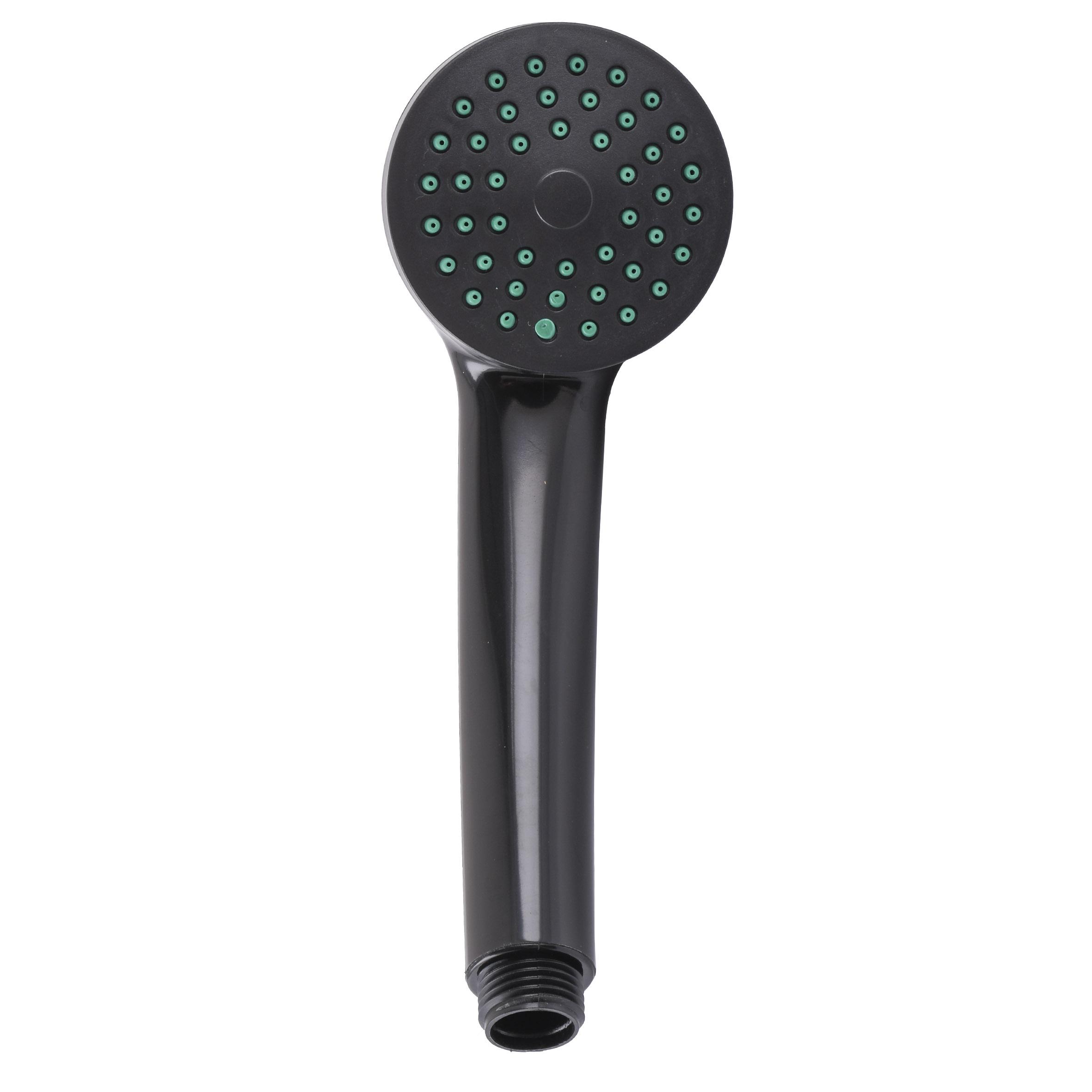 Душевая лейка Bravo NS-711-P 000024373 однорежимная 70 мм Черный (231205)