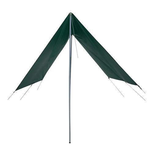 Туристический тент со стойками и оттяжками Tribe UTRT-104 3,0х3,0 м Зеленый - фото 3