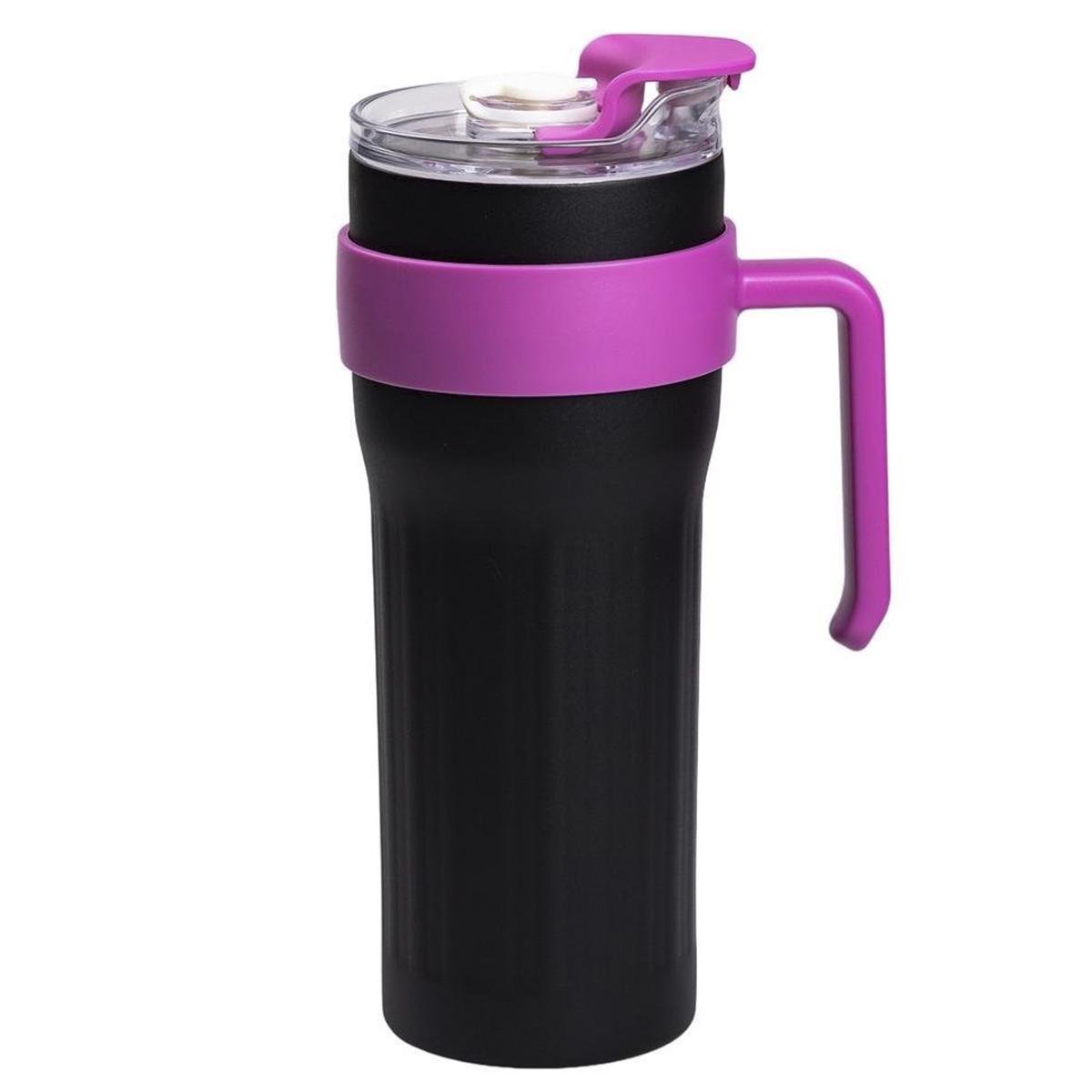 Термокружка Big Mac с трубочкой и двойным открыванием 1,2 л Черный (HP-14-24B) - фото 1 Термокружка Big Mac с трубочкой и двойным открыванием 1,2 л Черный (HP-14-24B) - фото 1