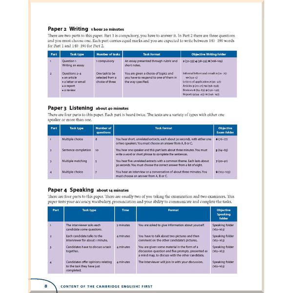 Книга Wendy Sharp/Annette Capel "Objective First Fourth Edition Student's Pack (Student's Book without answers with CD-ROM, Workbook without answers with Audio CD)" (ISBN:9781107628564) - фото 3