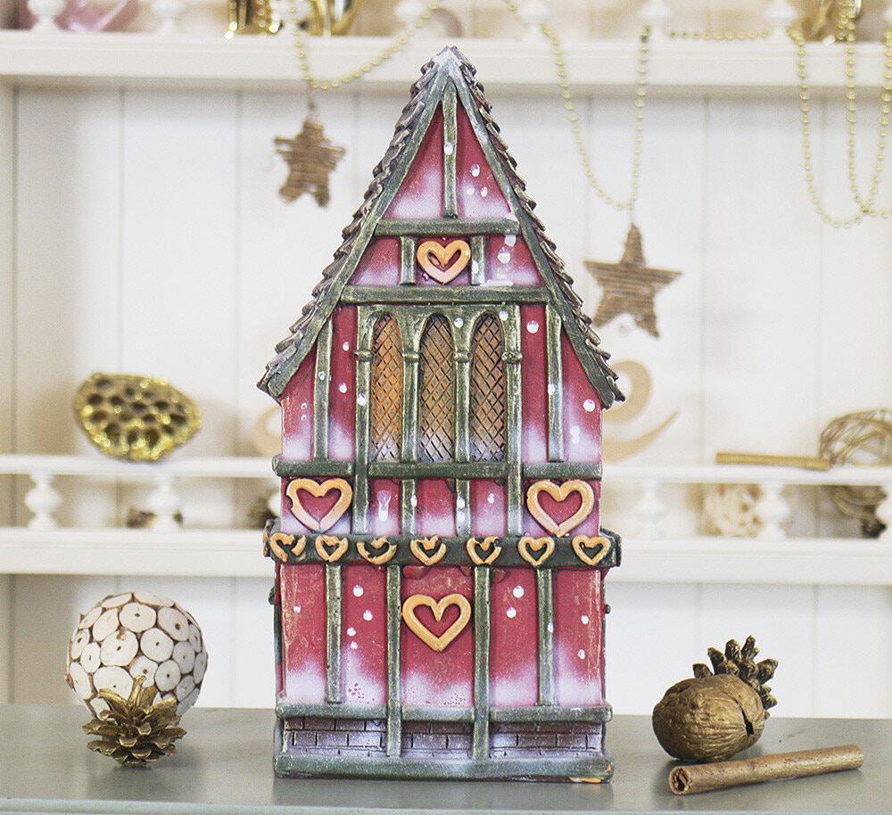 Копилка Гранд Презент Домик Новогодний Красный (КГ602-2) - фото 2