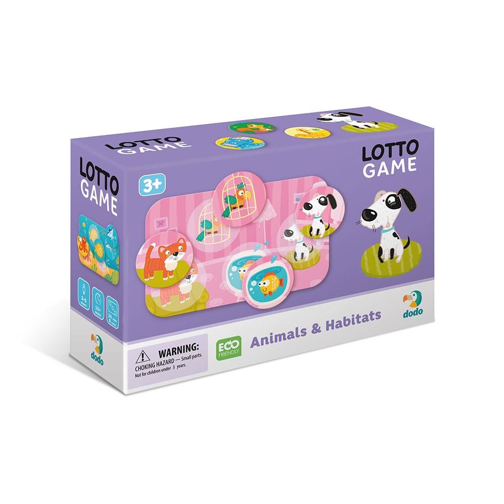 Лото DoDo Тварини та їх середовище існування (300196)