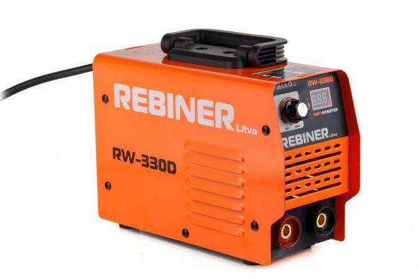 Инвертор сварочный Rebiner RW-330DK с дисплеем и кейсом 330А MMA электроды до 5 мм