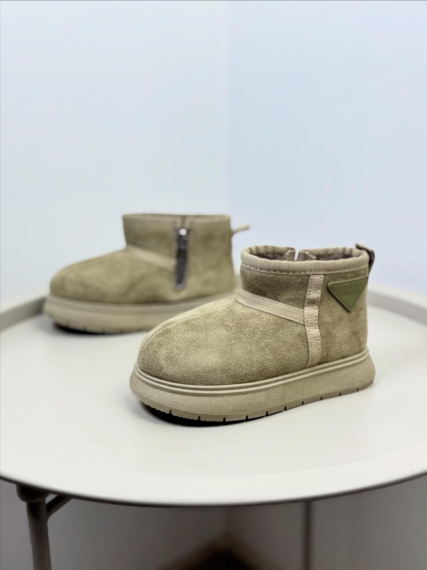 Ботинки детские зимние 1662 р. 26 Бежевый (30546137) - фото 7