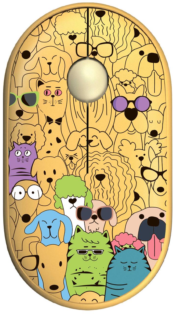 Компьютерная мышка 2E MF300 Pets Silent WL BT Cats&Dogs (2E-MF300WPETSYW)