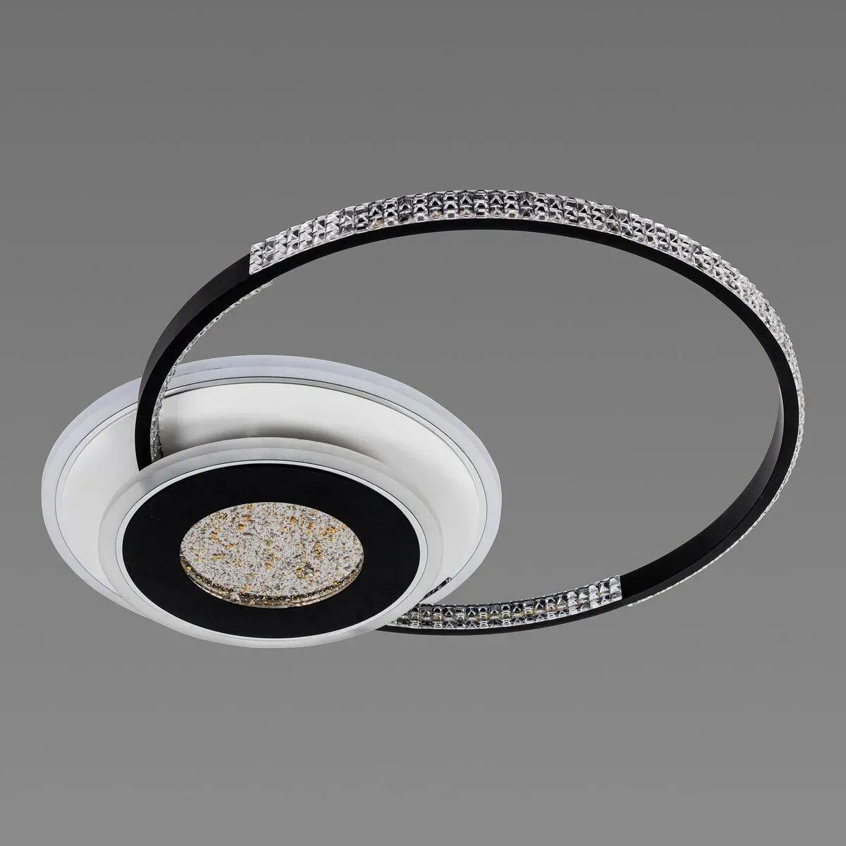 LED-люстра потолочная Sirius с круглым плафоном 3000/6500К IP20 C7067/500 WH+BK RGB 88W (28687634)