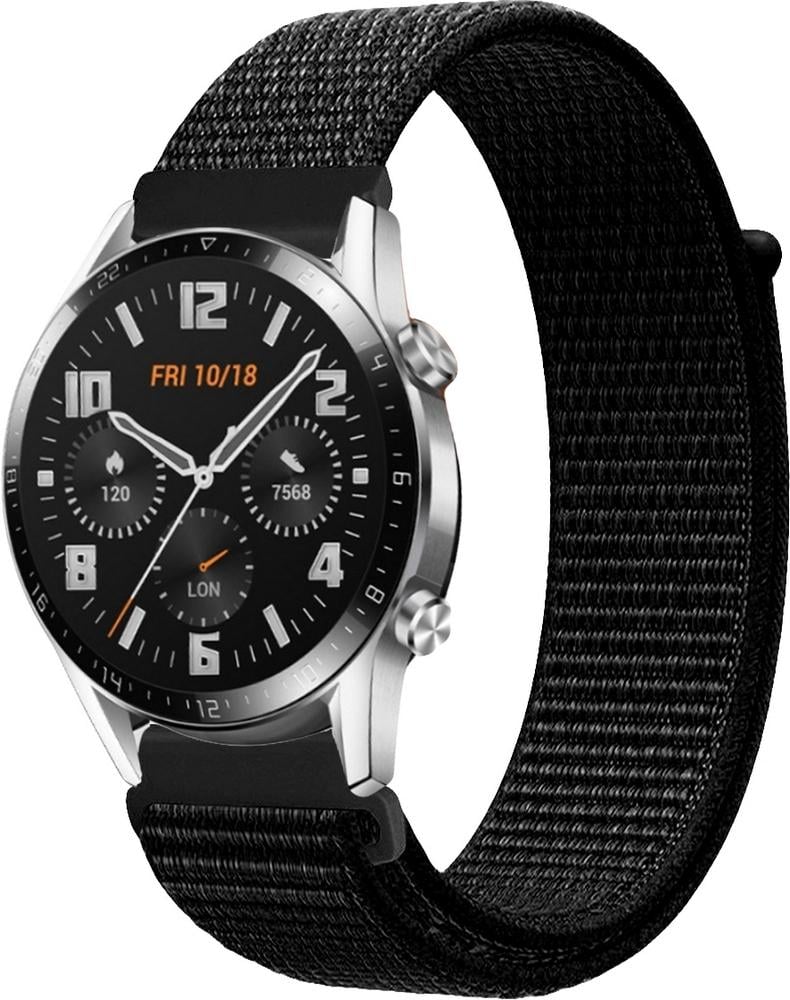 Ремешок нейлоновый Sport Loop для Huawei Watch GT 2 46 мм Black (16392-2B) Ремешок нейлоновый Sport Loop для Huawei Watch GT 2 46 мм Black (16392-2B)