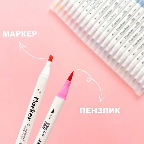 Набор маркеров двухсторонних 48 цв. (WW01138ST) - фото 4
