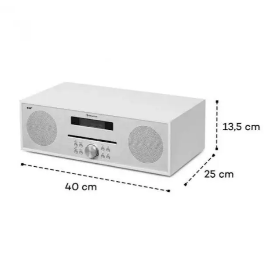 Медіацентр Auna Silver Star Fm/CD/Bt/DAB 20 Вт (10033163) - фото 2