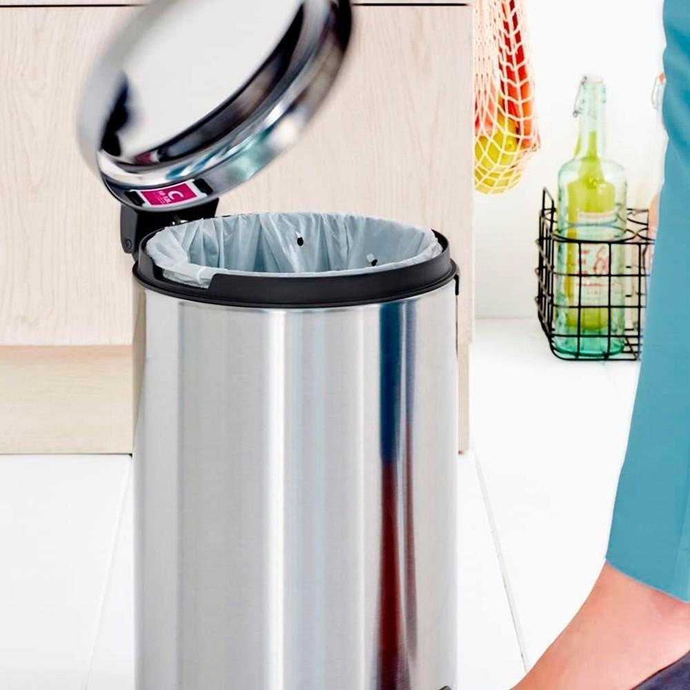 Бак для мусора Brabantia Pedal Bin 12 л Серый (113604) - фото 3