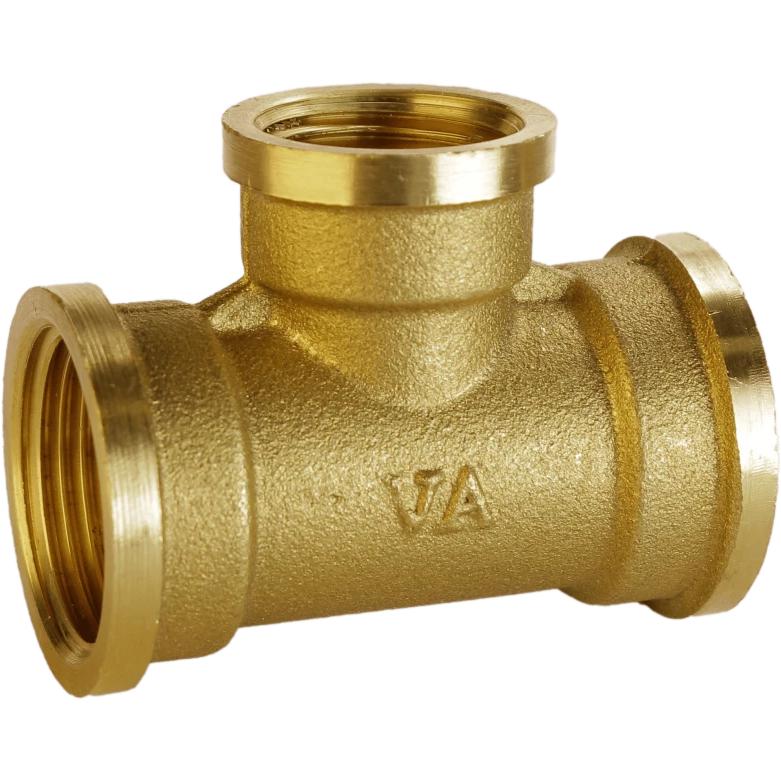 Редукционный тройник VA А0212А латунный 3/4х1/2х3/4" (000025763) Редукционный тройник VA А0212А латунный 3/4х1/2х3/4" (000025763)