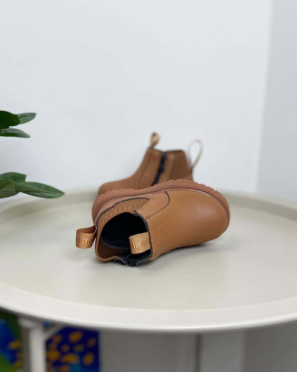 Ботинки детские осенние 1112 р. 21 Коричневый (23181844) - фото 4 Ботинки детские осенние 1112 р. 21 Коричневый (23181844) - фото 4