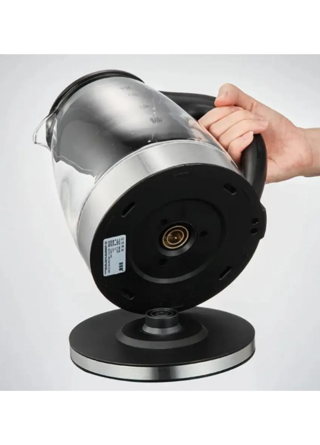 Чайник стеклянный электрический Glass Besser 10368 1,8 л 1800 W Черный (10368М) - фото 4 Чайник стеклянный электрический Glass Besser 10368 1,8 л 1800 W Черный (10368М) - фото 4