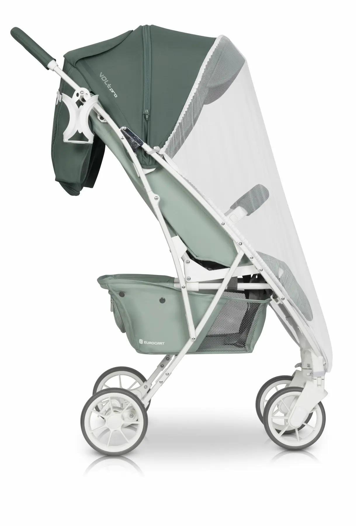 Коляска универсальная Euro-Cart Volt Pro с корзиной 85x50x106 см Серый (9023-ECVP-20) - фото 8