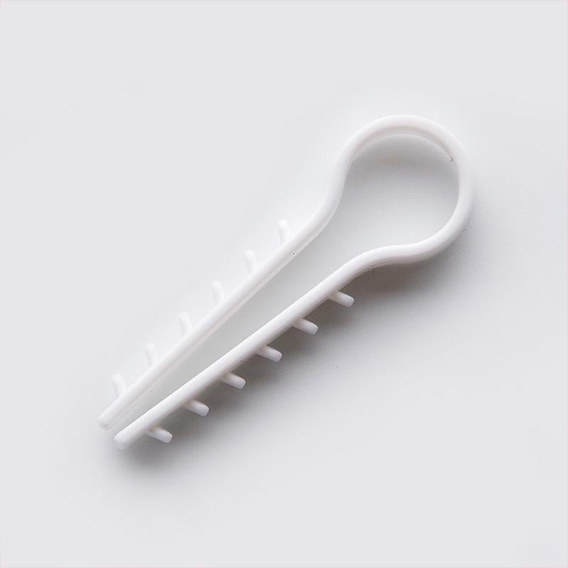 Дюбель-елочка Apro Ø20 мм для круглых проводов белый (FT-20)