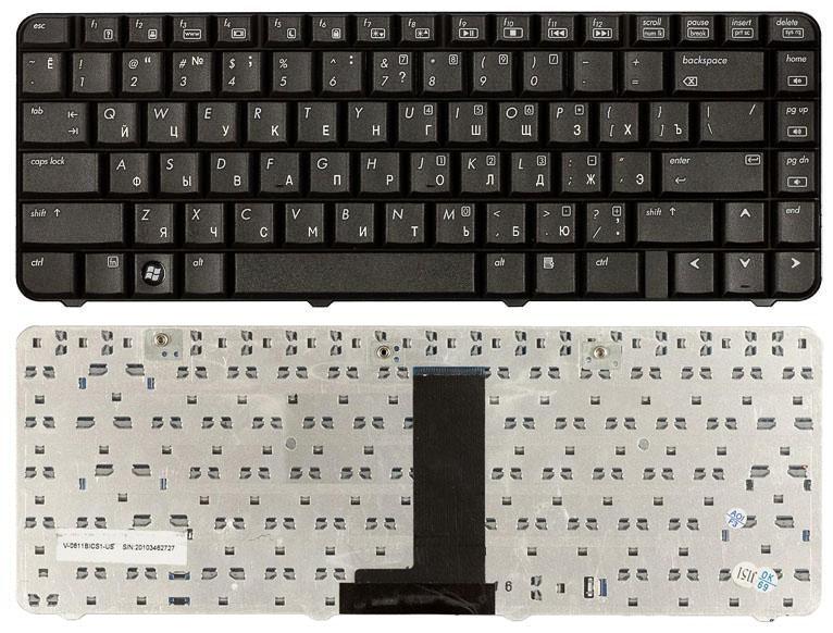 Клавиатура для ноутбука HP Compaq Presario CQ50 Black