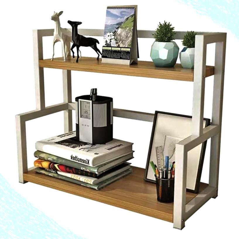 Полка книжная настольная из дерева Ручемин Зефир/Сиена (КПА-02942005)