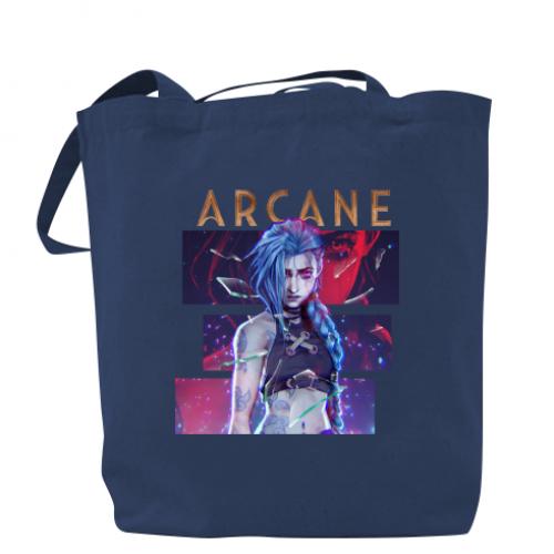 Шоппер Arcane 37x41 см Темно-синий (9885891-8-159963)