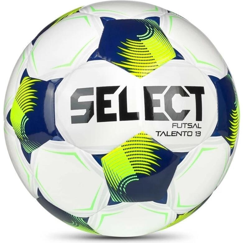 Футзальный мяч Select TALENTO 13 DB V26 бело-темно-сине-салатовый Размер 3 106247-015
