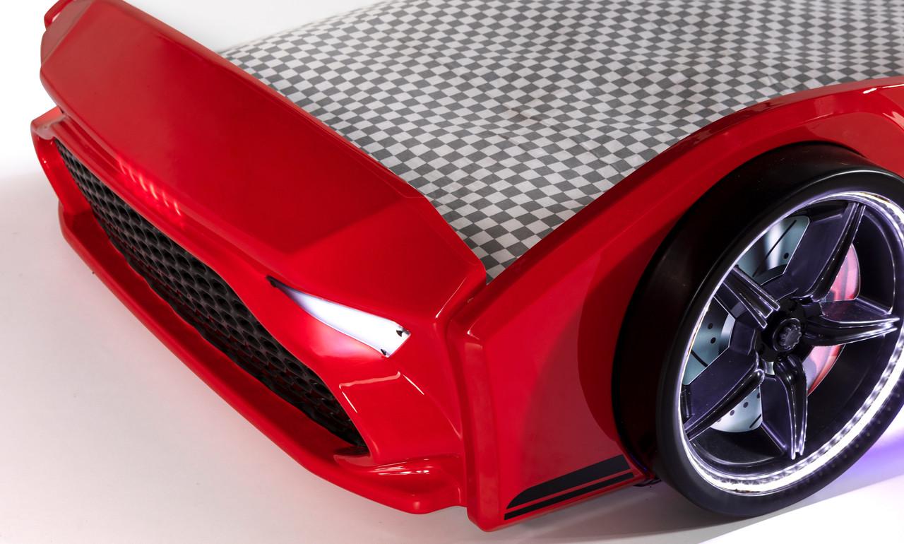 Кровать-машина Форсаж Красный (1664971944) - фото 5 Кровать-машина Форсаж Красный (1664971944) - фото 5